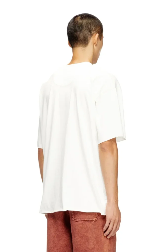 t-crahor-boxt-t1 Baumwoll-T-Shirt mit Mikro-Stickerei