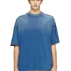 t-craoxt Baumwoll-T-Shirt mit kontrastierenden Overlock-Nähten
