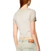 t-ele Geripptes T-Shirt mit Wasserfarben-Herz D t-ele Geripptes T-Shirt mit Wasserfarben-Herz D