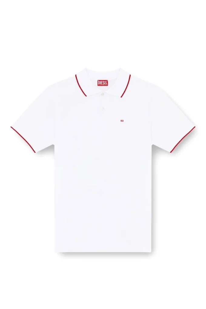t-ferry-microdiv Poloshirt mit mikro-Diesel-Stickerei