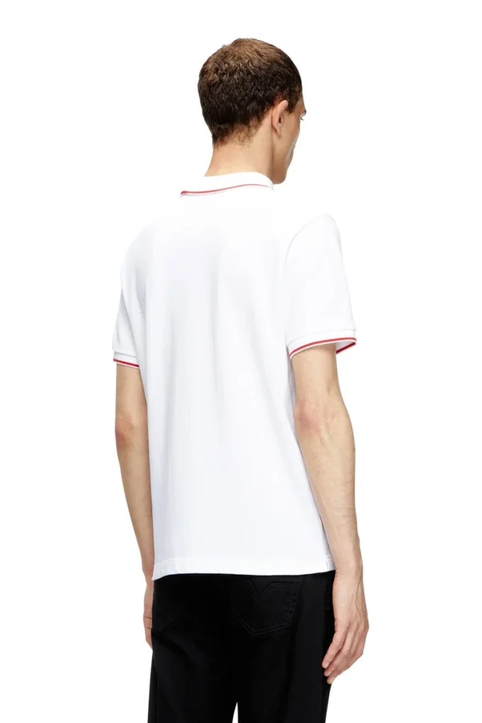 t-ferry-microdiv Poloshirt mit mikro-Diesel-Stickerei