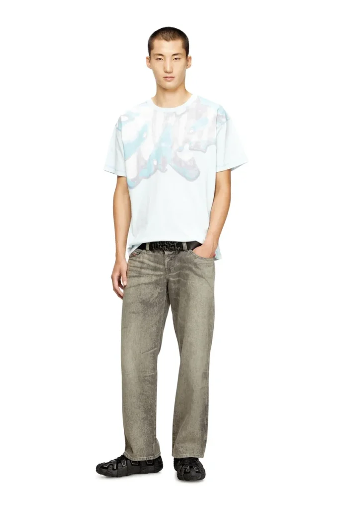 t-gaspard-ihbj T-Shirt mit verblasstem Grafikprint