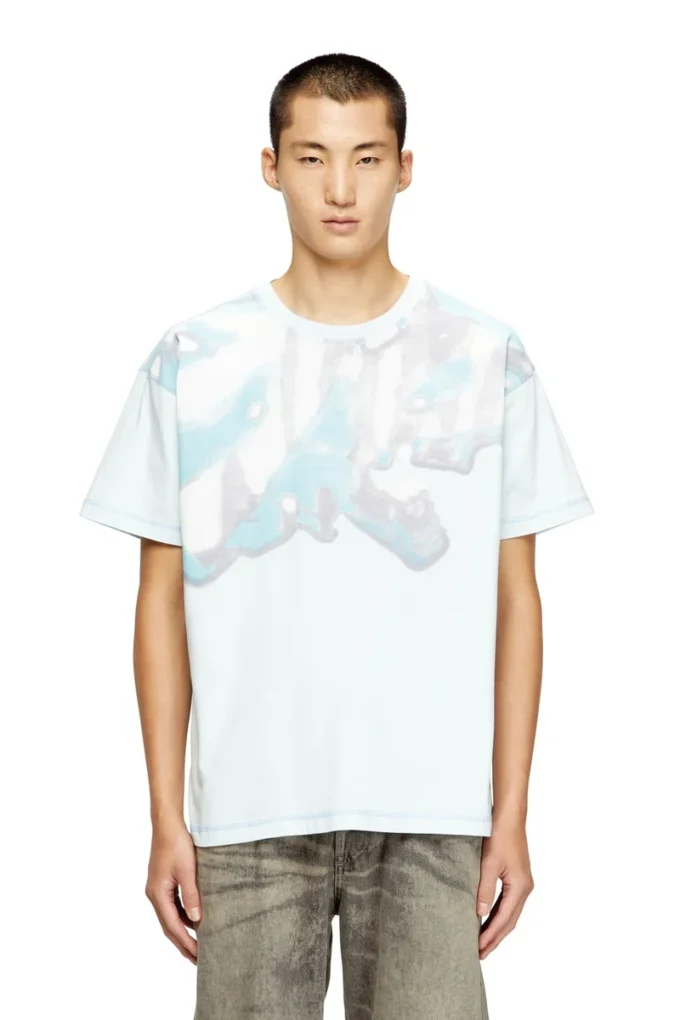 t-gaspard-ihbj T-Shirt mit verblasstem Grafikprint