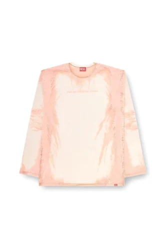 t-hassan-ls-a Langärmliges Nylon-T-Shirt mit Songtext-Print