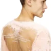 t-hassan-ls-a Langärmliges Nylon-T-Shirt mit Songtext-Print