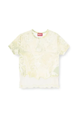 t-inlay Nylon-T-Shirt mit Heraldic-Print
