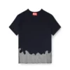 t-inlay-r1 Nylon-T-Shirt mit Tüll-Einsatz t-inlay-r1 Nylon-T-Shirt mit Tüll-Einsatz