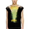 t-isak-a Ärmelloses T-Shirt mit Songtext-Print