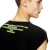 t-isak-a Ärmelloses T-Shirt mit Songtext-Print