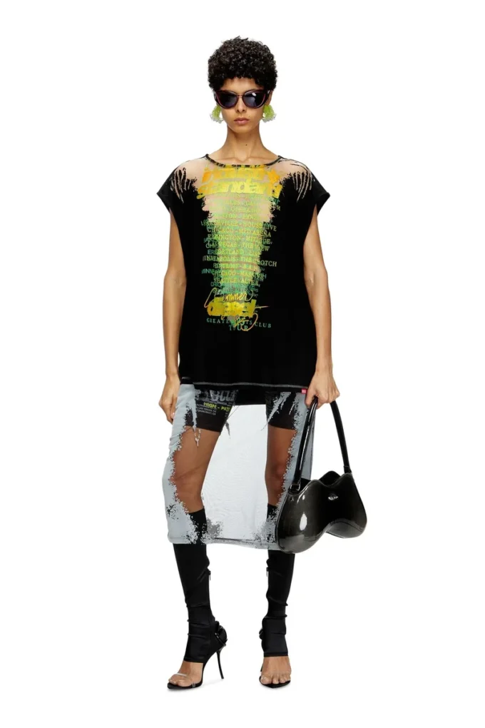 t-isak-a Ärmelloses T-Shirt mit Songtext-Print