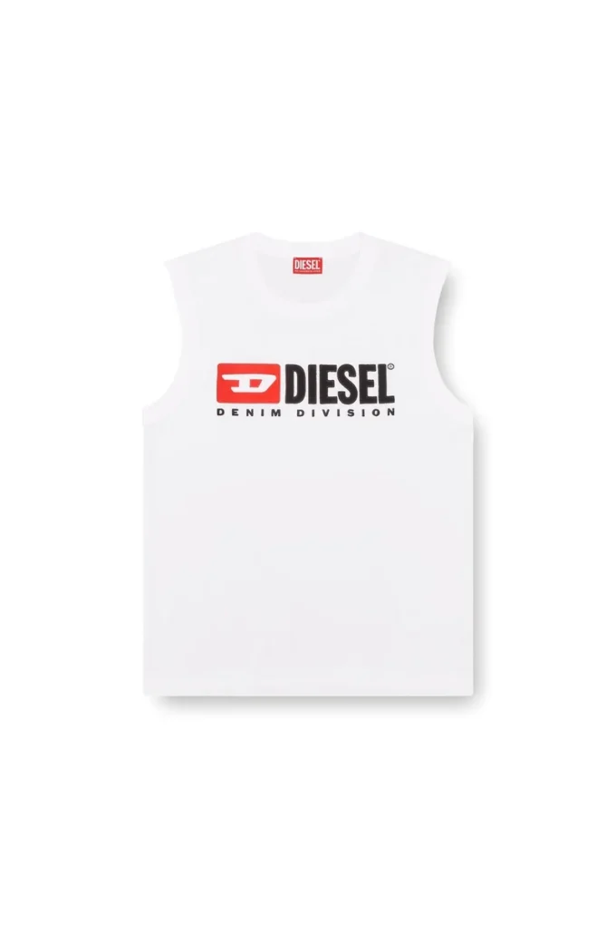 t-isco-div Tanktop mit Logo-Print auf der Brust