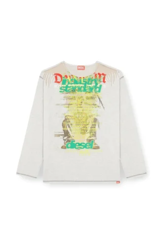 t-jerry-b Langarm-T-Shirt mit Songtext-Print
