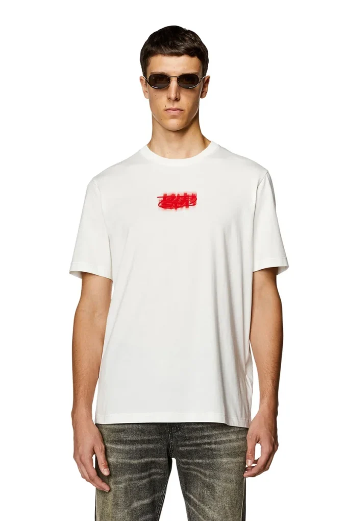 t-just-n4 T-Shirt mit Logo-Aufdruck aus Bio-Baumwolle