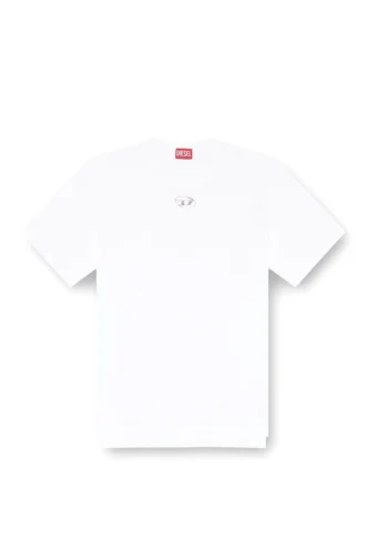 t-just-od T-Shirt mit spritzgegossenem Logo