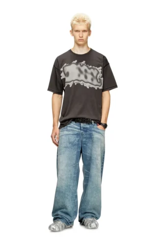 t-leonard-ihbj T-Shirt mit Graffiti-Print
