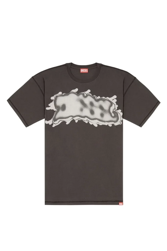 t-leonard-ihbj T-Shirt mit Graffiti-Print