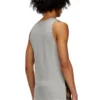 t-lifty-burn-art Tüll-Tanktop mit brennendem Plastikdruck