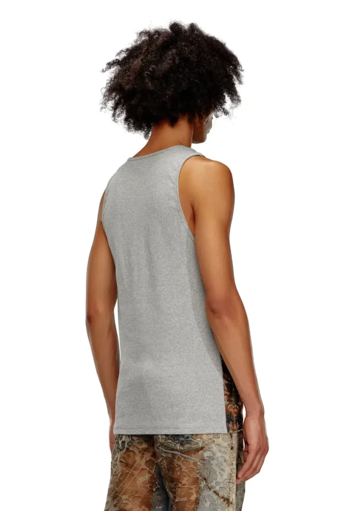 t-lifty-burn-art Tüll-Tanktop mit brennendem Plastikdruck