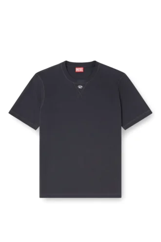 t-madjust-tr Reguläres T-Shirt mit Rundhalsausschnitt und ovalem D