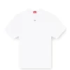 t-madjust-tr Reguläres T-Shirt mit Rundhalsausschnitt und ovalem D