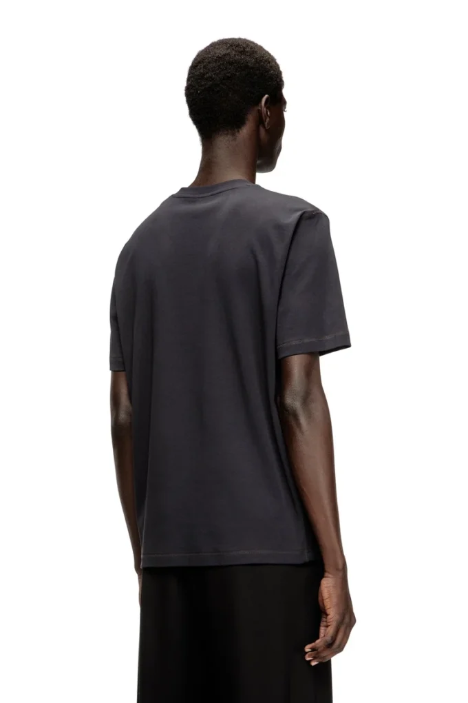 t-madjust-tr Reguläres T-Shirt mit Rundhalsausschnitt und ovalem D