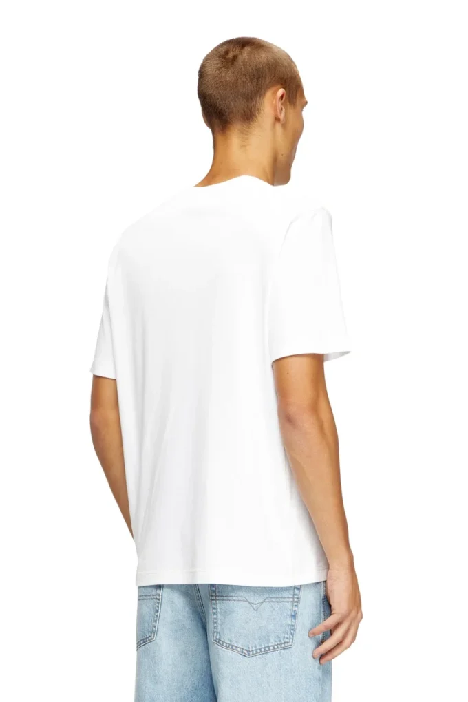 t-madjust-tr Reguläres T-Shirt mit Rundhalsausschnitt und ovalem D