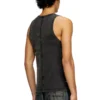t-mely-sl Tanktop aus Jersey in Denim-Optik