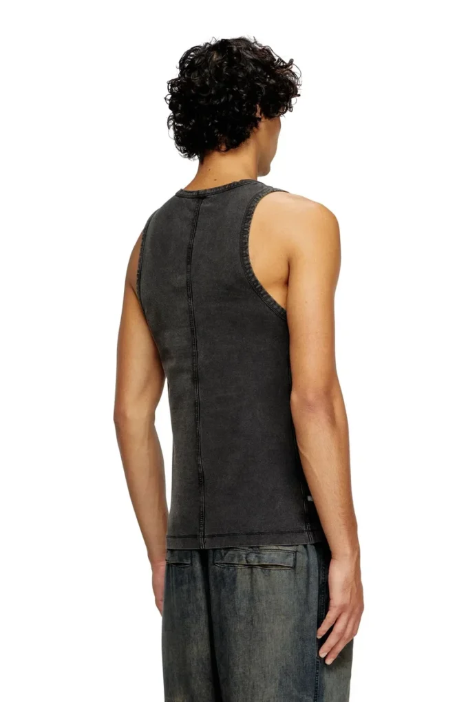 t-mely-sl Tanktop aus Jersey in Denim-Optik