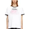 t-norm-cuff Baumwoll-T-Shirt mit Digitaldruck