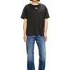 t-norm-iod Leichtes Baumwoll-T-Shirt mit metallischem Oval D-Logo