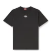 t-norm-iod Leichtes Baumwoll-T-Shirt mit metallischem Oval D-Logo