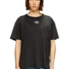 t-norm-iod Leichtes Baumwoll-T-Shirt mit metallischem Oval D-Logo