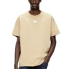 t-norm-iod Leichtes Baumwoll-T-Shirt mit metallischem Oval D-Logo