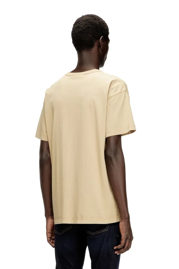 t-norm-iod Leichtes Baumwoll-T-Shirt mit metallischem Oval D-Logo
