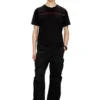t-norm-piping T-Shirt mit kontrastfarbener Paspelierung
