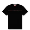 t-norm-piping T-Shirt mit kontrastfarbener Paspelierung