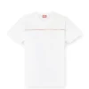 t-norm-piping T-Shirt mit kontrastfarbener Paspelierung