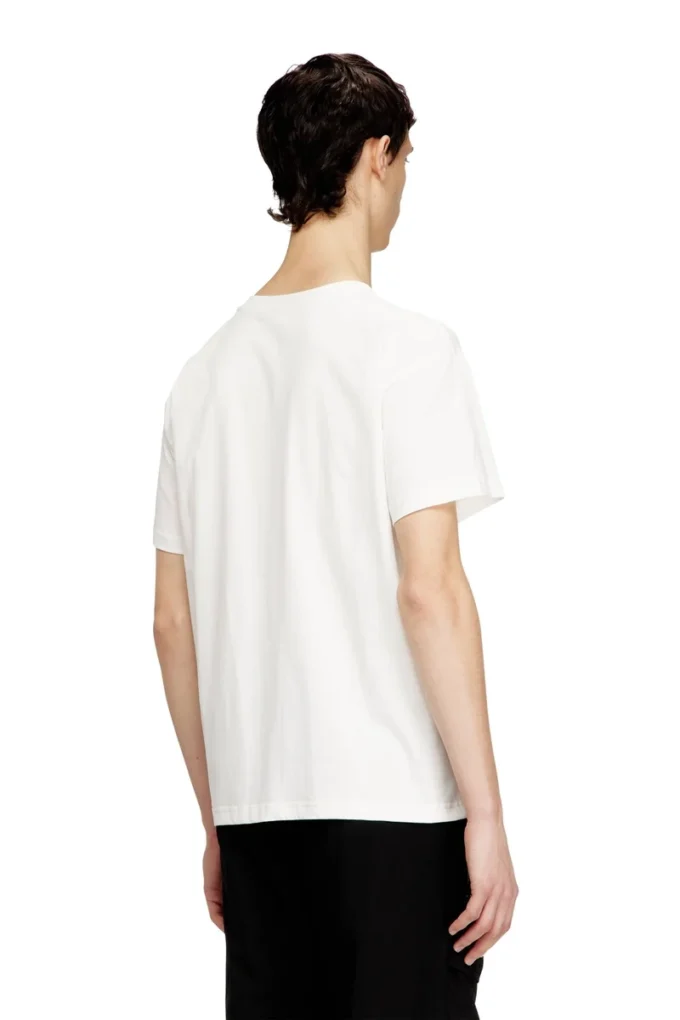 t-norm-piping T-Shirt mit kontrastfarbener Paspelierung