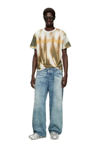 t-norm-show T-Shirt mit Graffiti-Print