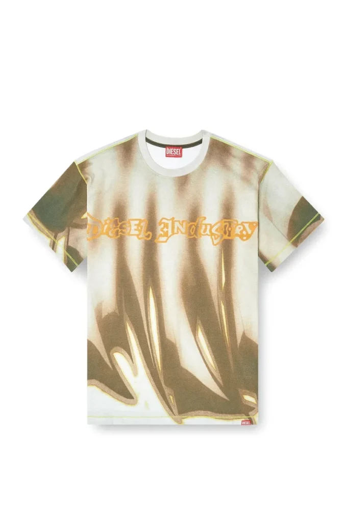 t-norm-show T-Shirt mit Graffiti-Print