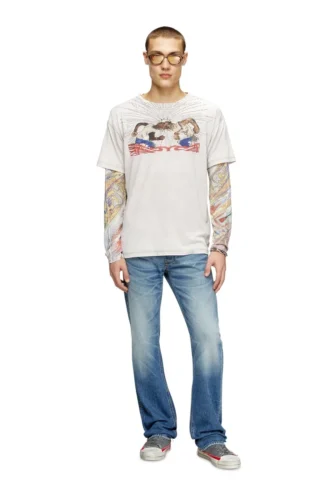 t-norm-t15 T-Shirt mit Strassstein-Grafik