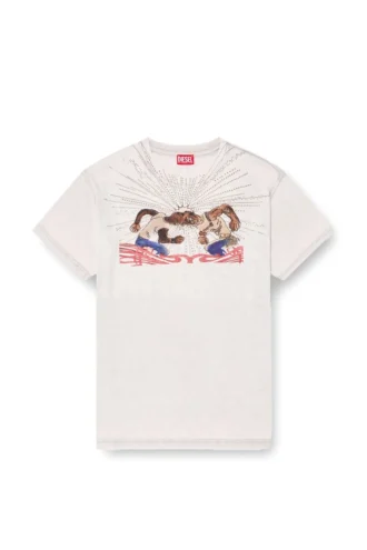 t-norm-t15 T-Shirt mit Strassstein-Grafik