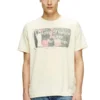t-norm-t2 Slogan-T-Shirt mit Burnout-Waschung