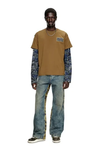 t-norm-t3 T-Shirt mit Camo-Logo-Patch