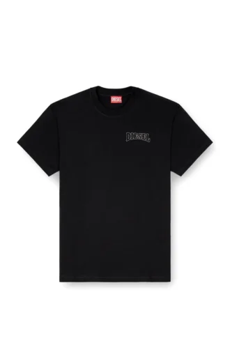 t-norm-v16 Klassisches Baumwoll-T-Shirt mit Diesel-Stickerei