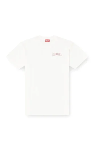t-norm-v16 Klassisches Baumwoll-T-Shirt mit Diesel-Stickerei