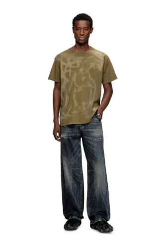 t-norm-v7 Baumwoll-T-Shirt mit Laserdruck