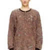 t-overt Langarm-T-Shirt aus Destroyed-Jersey