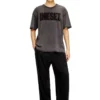t-rawboxt T-Shirt mit Applikationslogo und offener Kante t-rawboxt T-Shirt mit Applikationslogo und offener Kante