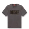 t-rawboxt T-Shirt mit Applikationslogo und offener Kante t-rawboxt T-Shirt mit Applikationslogo und offener Kante